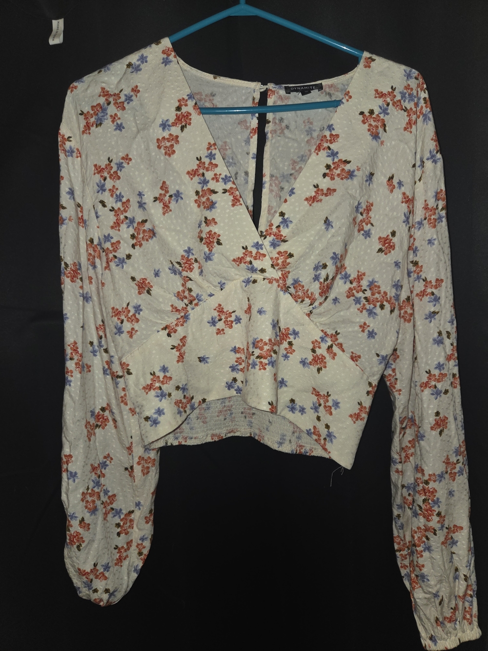 Dynamite Long Sleeve Crop Top